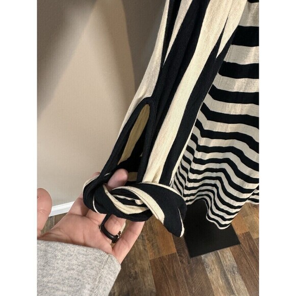 Soft Surroundings Adrift Striped Dress,  XS Black & White - Picture 2 of 7
